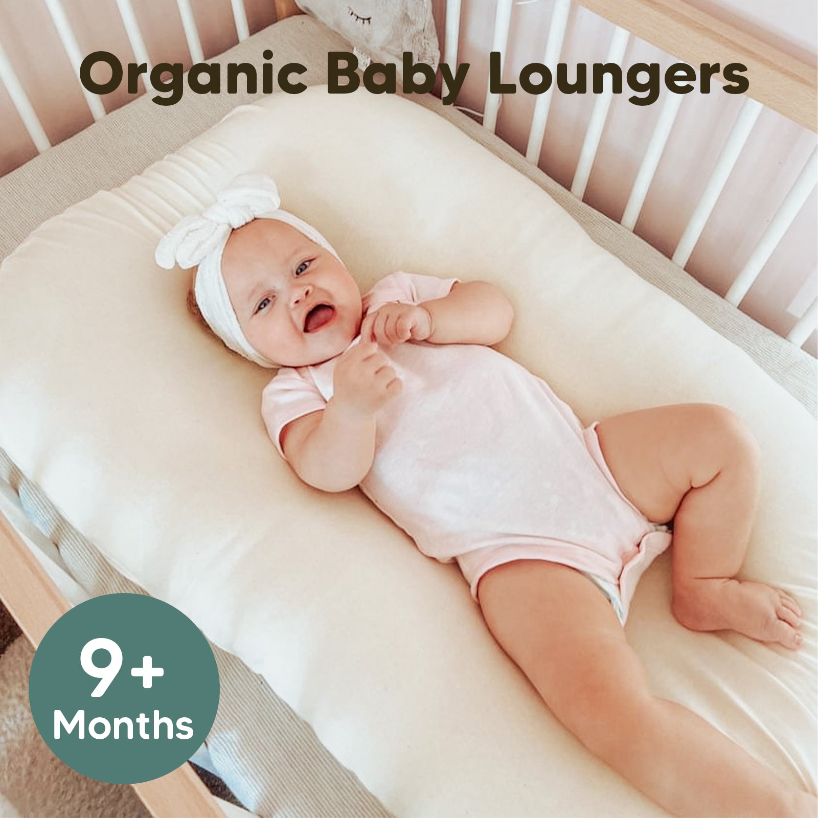 Infant Lounger,Cozy Baby Nest,Portable Baby Lounger,Comfortable Infant Sleeper,Multi-Functional Baby Bed