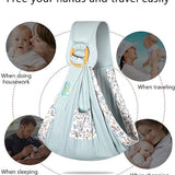 Ring Sling Baby Carrier,Adjustable Infant Ring Sling,Comfortable Babywearing Sling,Versatile Ring Sling Wrap,Stylish and Practical Baby Sling