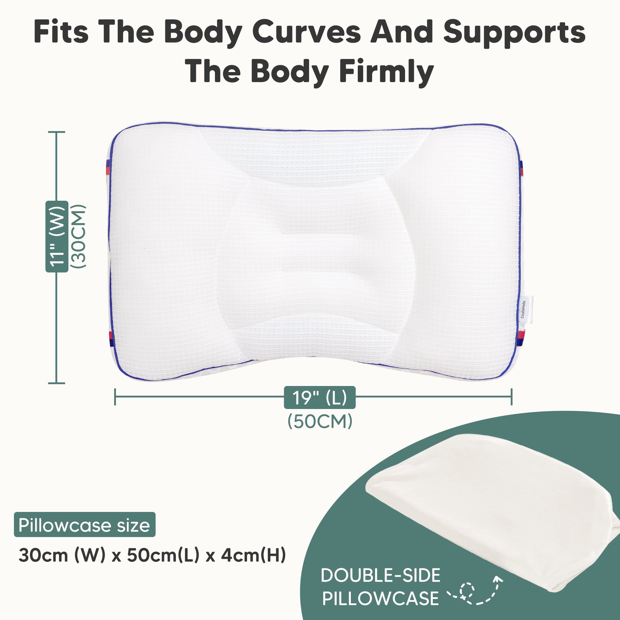 Pillow for Toddlers with Neck Issues,Ergonomic Pillow for Toddler Neck Pain,Toddler Neck Pain Relief Pillow,Hypoallergenic Toddler Neck Pillow,Pediatric Cervical Pillow for Toddlers