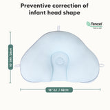 Adjustable Baby Head Pillow,Baby Pillow with Customizable Head Support,Pillow to Prevent Flat Head Syndrome,Baby Head Positioning Pillow
