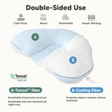 Adjustable Baby Head Pillow,Baby Pillow with Customizable Head Support,Pillow to Prevent Flat Head Syndrome,Baby Head Positioning Pillow