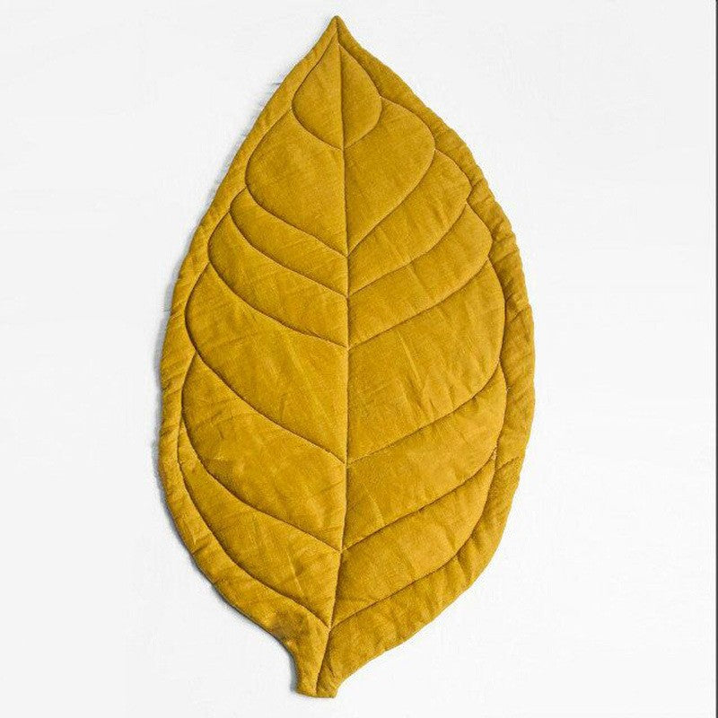 Baby Play Mat,Leaf-Shaped Play Mat,Soft and Safe Playtime,Sensory Development,Imaginative Play