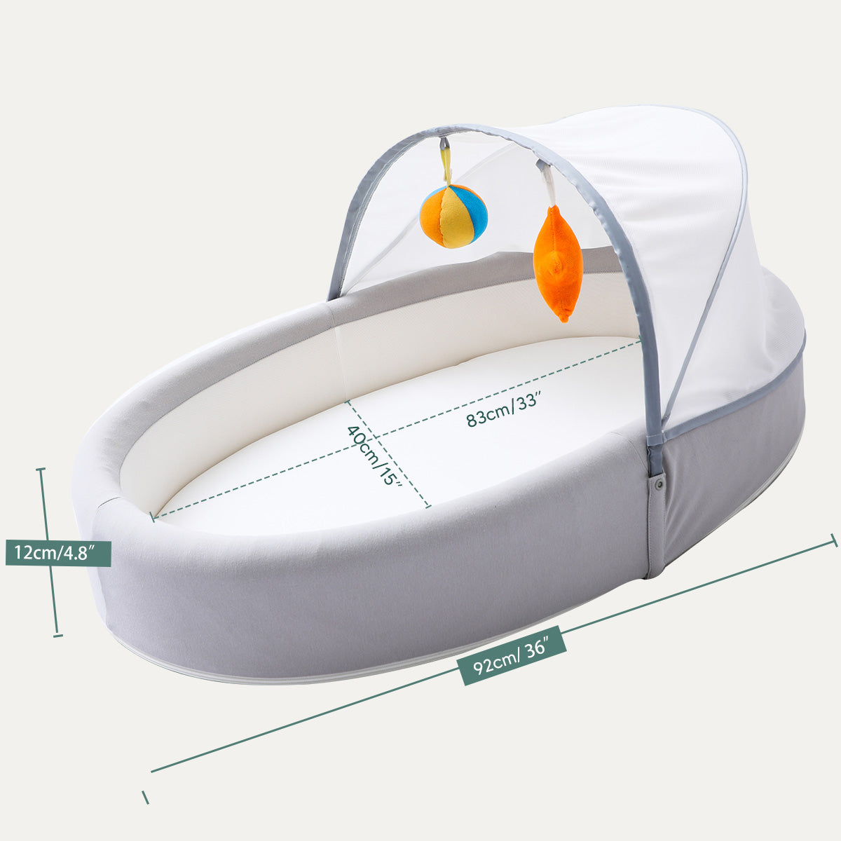 Travel baby soft nest bed, Portable baby nest bed, Baby travel bed, Soft baby nest, Portable infant sleeper