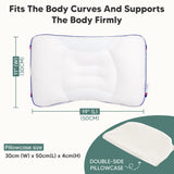 Pillow for Toddlers with Neck Issues,Ergonomic Pillow for Toddler Neck Pain,Toddler Neck Pain Relief Pillow,Hypoallergenic Toddler Neck Pillow,Pediatric Cervical Pillow for Toddlers
