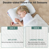 Pillow for Toddlers with Neck Issues,Ergonomic Pillow for Toddler Neck Pain,Toddler Neck Pain Relief Pillow,Hypoallergenic Toddler Neck Pillow,Pediatric Cervical Pillow for Toddlers