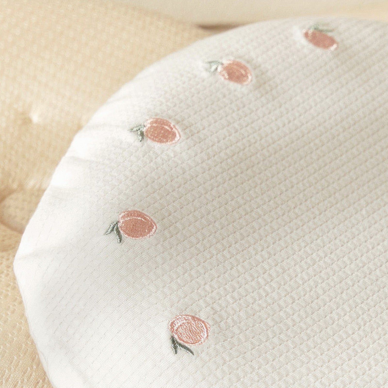 Baby Breathable Cotton Pillowcase(4 Patterns) Peach