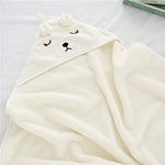 Hooded Swaddling Towel，Baby Hooded Bath Wrap，Infant Swaddle and Dry Towel，Hooded Newborn Bath Blanket，Soft and Absorbent Baby Towel