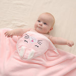 Hooded Swaddling Towel，Baby Hooded Bath Wrap，Infant Swaddle and Dry Towel，Hooded Newborn Bath Blanket，Soft and Absorbent Baby Towel