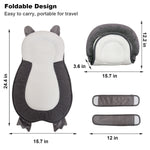 Portable Baby Nesting Bed，Bear-themed Baby Lounger，Cozy Infant Sleep Solution，Travel-Friendly Baby Bed，Safe and Comfortable Nesting Bed