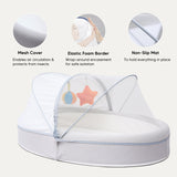 Travel baby soft nest bed, Portable baby nest bed, Baby travel bed, Soft baby nest, Portable infant sleeper