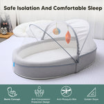 Travel baby soft nest bed, Portable baby nest bed, Baby travel bed, Soft baby nest, Portable infant sleeper