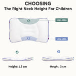 Pillow for Toddlers with Neck Issues，Ergonomic Pillow for Toddler Neck Pain，Toddler Neck Pain Relief Pillow，Hypoallergenic Toddler Neck Pillow，Pediatric Cervical Pillow for Toddlers